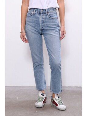 Agolde Riley High Rise Straight Crop Jeans Renewal / Size 29